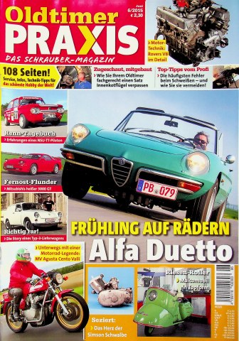 Deckblatt Oldtimer Praxis (06/2015)